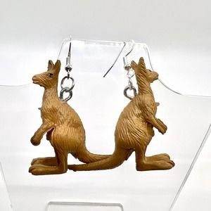 Kangaroo Earrings - Aussie Earrings - Animal Earrings - Teacher Earrings